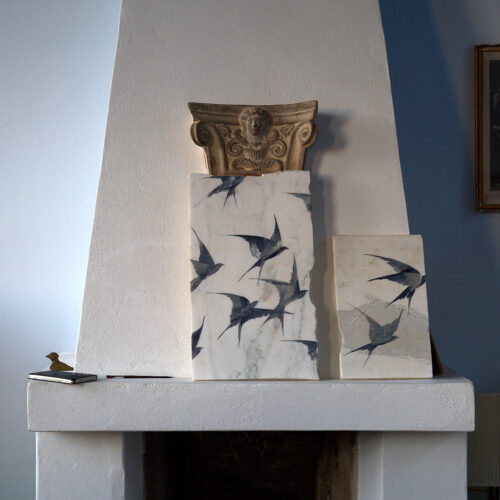 Esteban Fuentes de Maria Birds Birds on Greek Marble