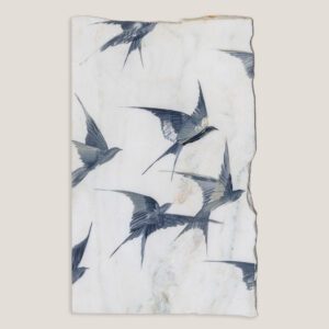 Birds on Greek Marble