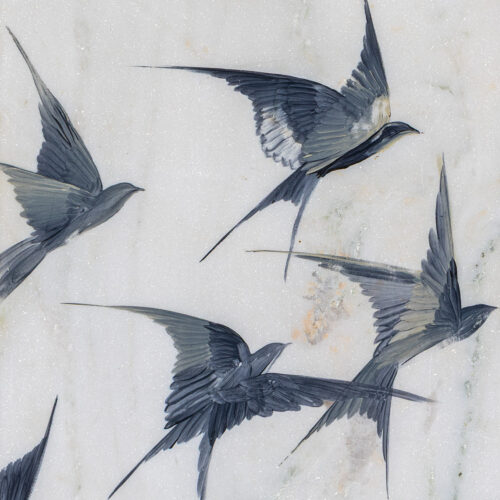 Esteban Fuentes de Maria Birds Birds on Greek Marble
