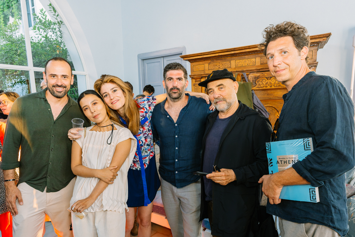 Stephan Colloredo-Mansfeld and curator Ekaterina Juskowski host Open House at the Old Carpet Factory, Hydra in June 2025